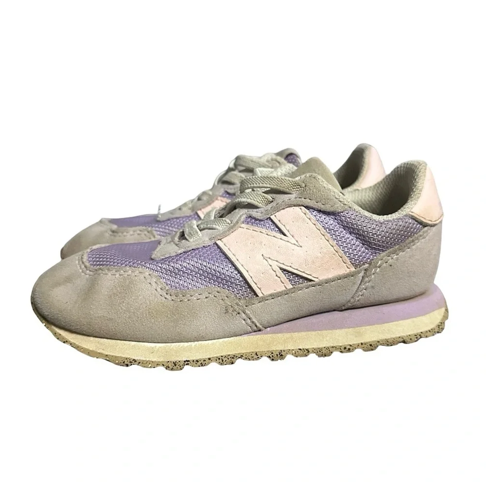 New Balance 237 Slip On Retro Sneaker Toddler Purple Pink Size 10 Toddler